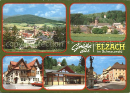72097348 Elzach Panorama Teilansicht Kirche Dorfmotive Elzach - Elzach