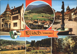 72097346 Elzach Rathaus Teilansicht Hauptstr Neurol Sanatorium Siebenfelsen Elza - Elzach