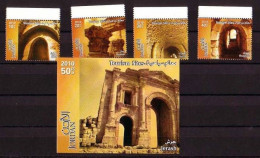 Jordan 2010, Tourism Sites, Jerash MNH Set + Block S/S - Jordanië