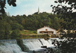 LA ROCHE CHALAIS PERSPECTIVE SUR LA VILLE EN PREMIER PLAN LE BARRAGE SUR LA DRONNE CPSM 10X15 TBE - Autres & Non Classés