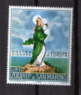 (alm10) EUROPA CEPT  1966 Xx MNH  SAN MARINO Vierge Enfant - Cristianismo