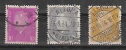 1930 - REICH   Mi No 435/437 - Oblitérés