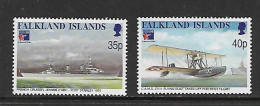 ILES FALKLAND 1999 PHILEXFRANCE-AVIONS-BATEAUX YVERT N°750/751 NEUF MNH** - Boten