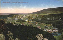 72097160 Jonsdorf Panorama Mit Gondelfahrt Vom Nonnenfelsen Kurort Jonsdorf - Sonstige & Ohne Zuordnung