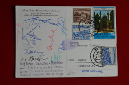 1971 Rakaposhi Expedition Signed Herrligkoffer + 11 Climbers Mountaineering Himalaya Alpinisme Escalade Montagne - Sportspeople