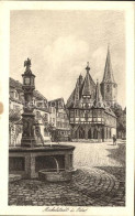 72097118 Michelstadt Rathaus Mit Brunnen Michelstadt - Michelstadt