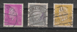 1930 - REICH   Mi No 435/437 - Gebraucht