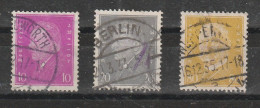 1930 - REICH   Mi No 435/437 - Oblitérés