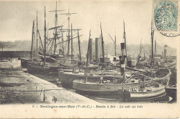 Boulogne Sur Mer -Basssin à Flot - La Cale Au Bois - Bateau De Pêche - BF 9 - Boulogne Sur Mer
