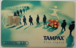 Mexico Ladatel $30 Chip Card - Tampax - Mexique