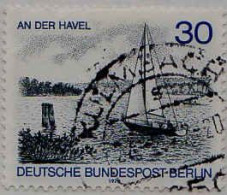 Berlin Poste Obl Yv:492/494 Vues De Berlin (cachet Rond) - Gebraucht