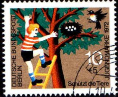 Berlin Poste Obl Yv:383/386 Pour La Jeunesse Protection Des Animaux (Beau Cachet Rond) - Usati