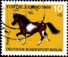 Berlin Poste Obl Yv:301/304 Pour La Jeunesse Chevaux (Beau Cachet Rond) - Gebraucht