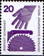 Berlin Poste N** Yv:394b/395c Préventions Des Accidents Non-dentelé Bas - Unused Stamps