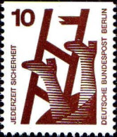 Berlin Poste N** Yv:388c/389b Préventions Des Accidents Non-dentelé Haut - Unused Stamps