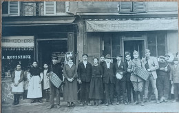 ÉPICERIE MOUSSEAUX GENNEVILLIERS 57 AVENUE DES GRESILLONS CARTE PHOTO MAGASIN DEVANTURE - Gennevilliers