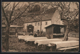 AK Zwiesel /Gottleuba, Gasthaus Zwieselmühle, Gartenansicht  - Otros & Sin Clasificación