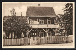 AK Ilsenburg /Harz, Haus Veckenstedt, Kastanien-Allee 24, Strassenansicht  - Ilsenburg