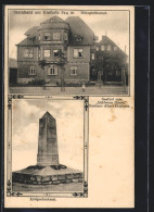 AK Steinheid A. Kieferle, Gasthaus Zum Goldenen Hirsch, Kriegerdenkmal  - Other & Unclassified