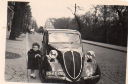 Photographie Vintage Photo Snapshot Paris Rue Manin Voiture Automobile - Lieux