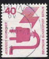 Berlin Poste Obl Yv:395c Mi:407C Jederzeit Sicherheit Accidents Electriques (Beau Cachet Rond) - Used Stamps