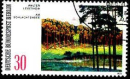 Berlin Poste Obl Yv:392 Mi:425 Walter Leistikow Am Schlachtensee (Beau Cachet Rond) - Usados