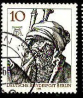 Berlin Poste Obl Yv:366 Mi:390 Albrecht Dürer Le Cornemusier (TB Cachet Rond) - Usados