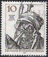 Berlin Poste Obl Yv:366 Mi:390 Albrecht Dürer Le Cornemusier (Beau Cachet Rond) - Usados