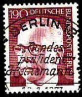 Berlin Poste Obl Yv:351H Mi:433 Gustav Heinemann (TB Cachet Rond) - Gebruikt