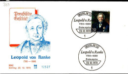 Berlin Poste Obl Yv:353 Mi:377 Leopold Von Ranke Historien (TB Cachet à Date) Fdc Berlin 2-10-70 - 1948-1970