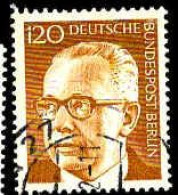 Berlin Poste Obl Yv:351B Mi:395 Gustav Heinemann (cachet Rond) - Used Stamps