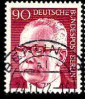 Berlin Poste Obl Yv:350 Mi:368 Gustav Heinemann (TB Cachet Rond) - Gebraucht