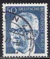 Berlin Poste Obl Yv:346 Mi:365 Bundespräsident Gustav Heinemann (Beau Cachet Rond) - Used Stamps