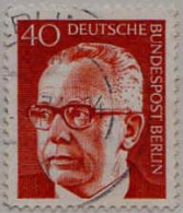 Berlin Poste Obl Yv:345 Mi:364 Gustav Heinemann (cachet Rond) - Used Stamps