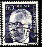 Berlin Poste Obl Yv:347 Mi:394 Gustav Heinemann (TB Cachet Rond) - Usados