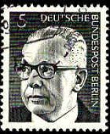 Berlin Poste Obl Yv:339 Mi:359 Gustav Heinemann (cachet Rond) - Used Stamps