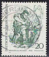 Berlin Poste Obl Yv:325 Mi:334 Adolf Von Menzel Schuster (TB Cachet Rond) - Gebraucht