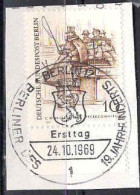 Berlin Poste Obl Yv:324 Mi:332 C.W. Allers Pferdeomnibus (TB Cachet à Date) Sur Fragment - Gebruikt