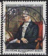 Berlin Poste Obl Yv:323 Mi:346 Alexander Von Humboldt Naturaliste (TB Cachet Rond) - Oblitérés