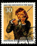 Berlin Poste Obl Yv:322 Mi:347 Joseph Joachim Violoniste (Beau Cachet Rond) - Usados