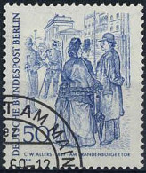 Berlin Poste Obl Yv:309 Mi:337 C.W.Allers Am Brandenburger Tor (TB Cachet Rond) - Gebruikt