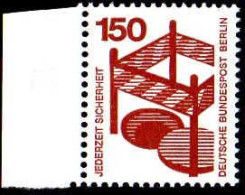 Berlin Poste N** Yv:398 Mi:411A Jederzeit Sicherheit Barrières De Protection Bord De Feuille - Unused Stamps