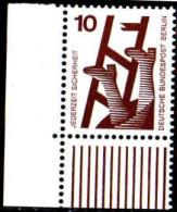 Berlin Poste N** Yv:388 Mi:403A Jederzeit Sicherheit Accidents Du Travail Coin D.feuille - Unused Stamps