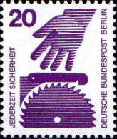 Berlin Poste N** Yv:394 Mi:404A Jederzeit Sicherheit Scie Circulaire - Unused Stamps