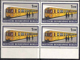 Berlin Poste N** Yv:365 Mi:384 U-Bahn (Bloc De 4) - Unused Stamps