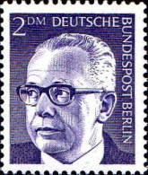 Berlin Poste N** Yv:352 Mi:370 Bundespräsident Gustav Heinemann - Unused Stamps