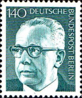 Berlin Poste N** Yv:351D Mi:430 Bundespräsident Gustav Heinemann - Nuevos