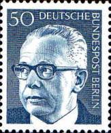 Berlin Poste N** Yv:346 Mi:365 Bundespräsident Gustav Heinemann - Unused Stamps