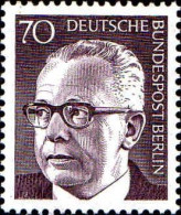 Berlin Poste N** Yv:348 Mi:366 Bundespräsident Gustav Heinemann - Unused Stamps