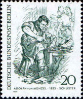 Berlin Poste N** Yv:325 Mi:334 Adolf Von Menzel Schuster - Unused Stamps